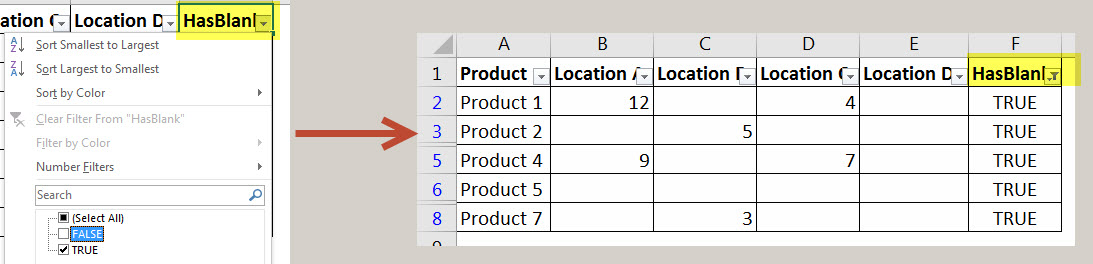 Why Is Excel Not Filtering Blanks