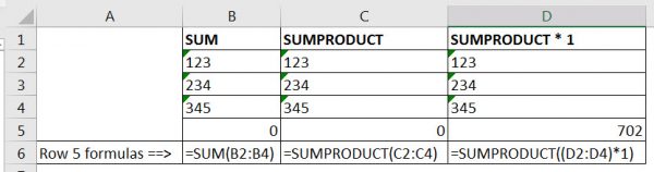 How To Sum Text Numbers In Excel A4 Accounting 0159