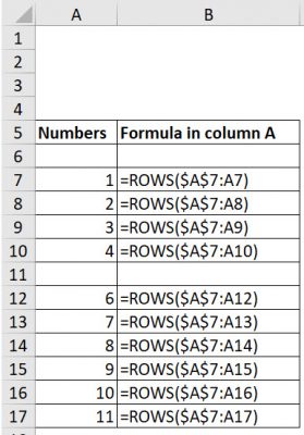 sequential numbers meaning